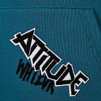 Boys blue block hoodie with appliqu&#233;